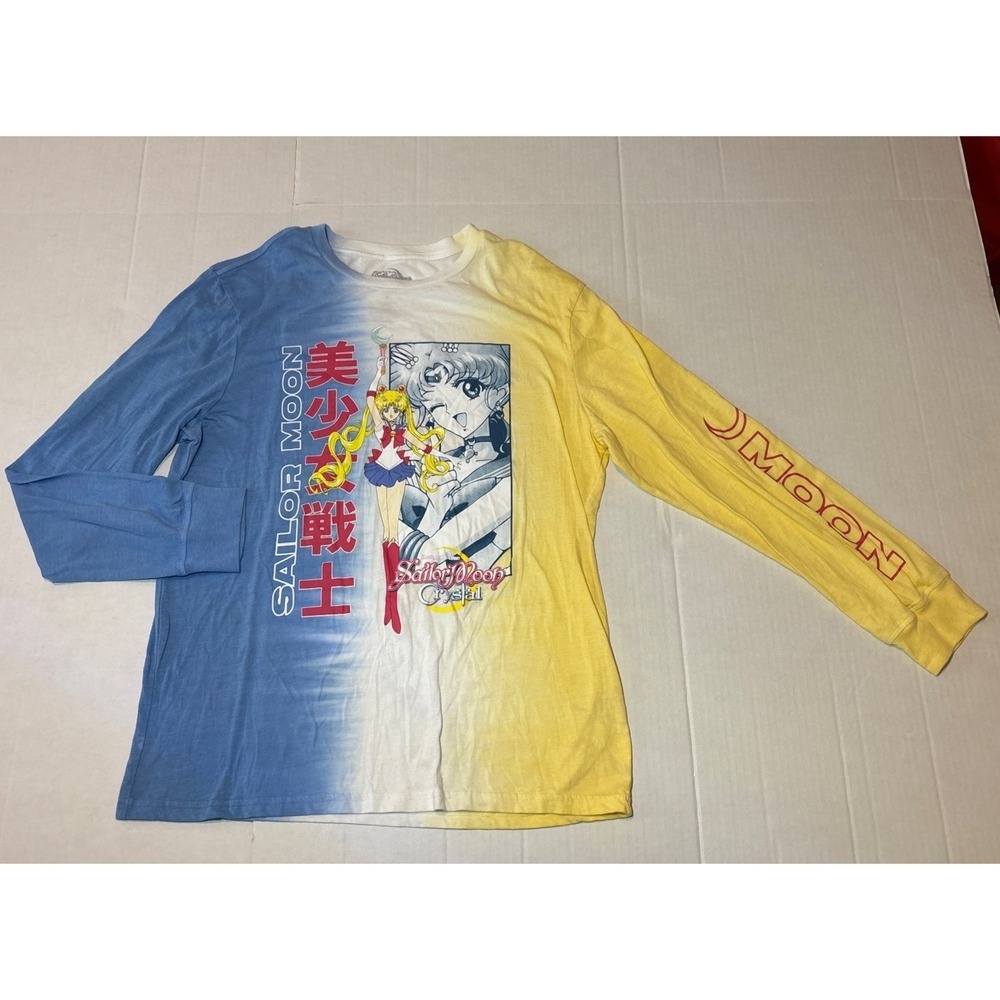 SAILOR MOON SIZE LARGE by CRYSTAL LONG SLEEVE SHIRT ANIME MANGA TOEI ANIMATION
